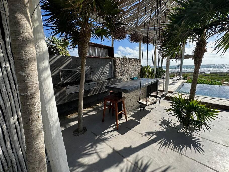 Tulum Beachfront Villa I'Ik By Casa Xuul ตูลุม ภายนอก รูปภาพ