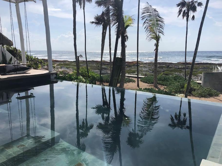 Tulum Beachfront Villa I'Ik By Casa Xuul ตูลุม ภายนอก รูปภาพ
