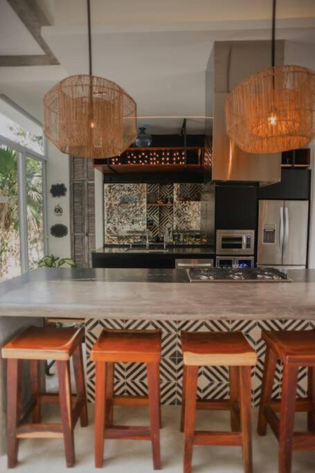 Tulum Beachfront Villa I'Ik By Casa Xuul ตูลุม ภายนอก รูปภาพ