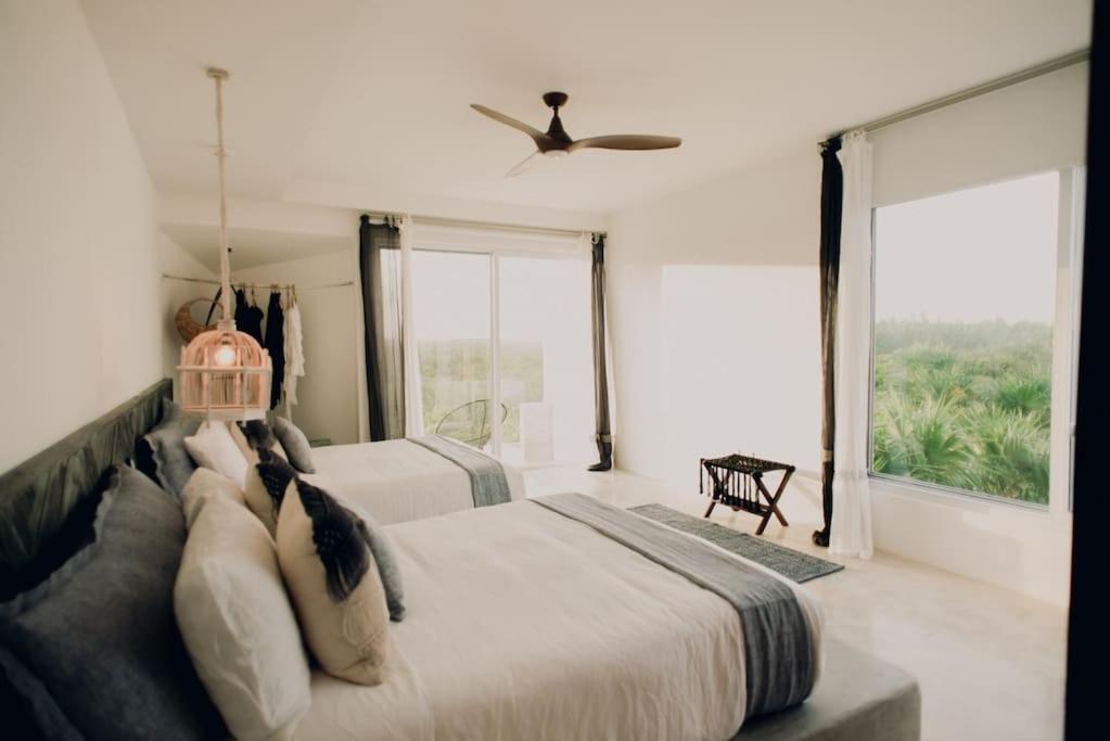 Tulum Beachfront Villa I'Ik By Casa Xuul ตูลุม ภายนอก รูปภาพ
