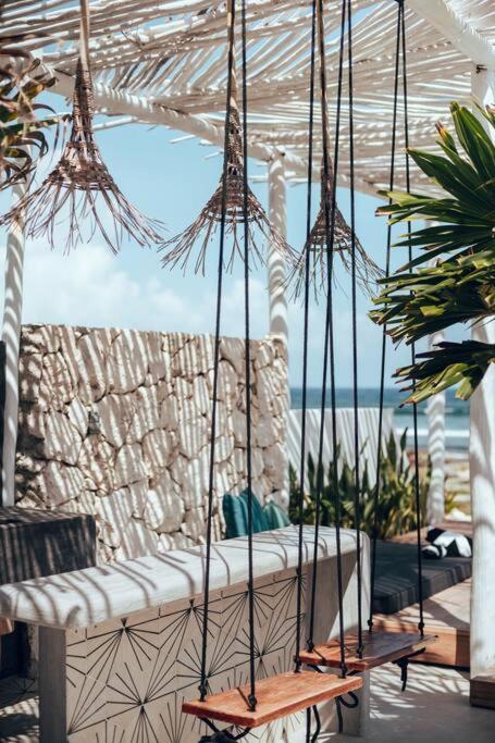 Tulum Beachfront Villa I'Ik By Casa Xuul ตูลุม ภายนอก รูปภาพ