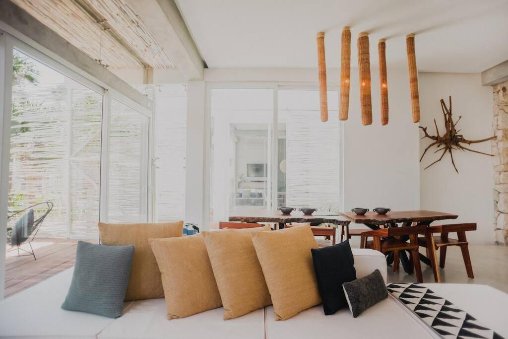 Tulum Beachfront Villa I'Ik By Casa Xuul ตูลุม ภายนอก รูปภาพ