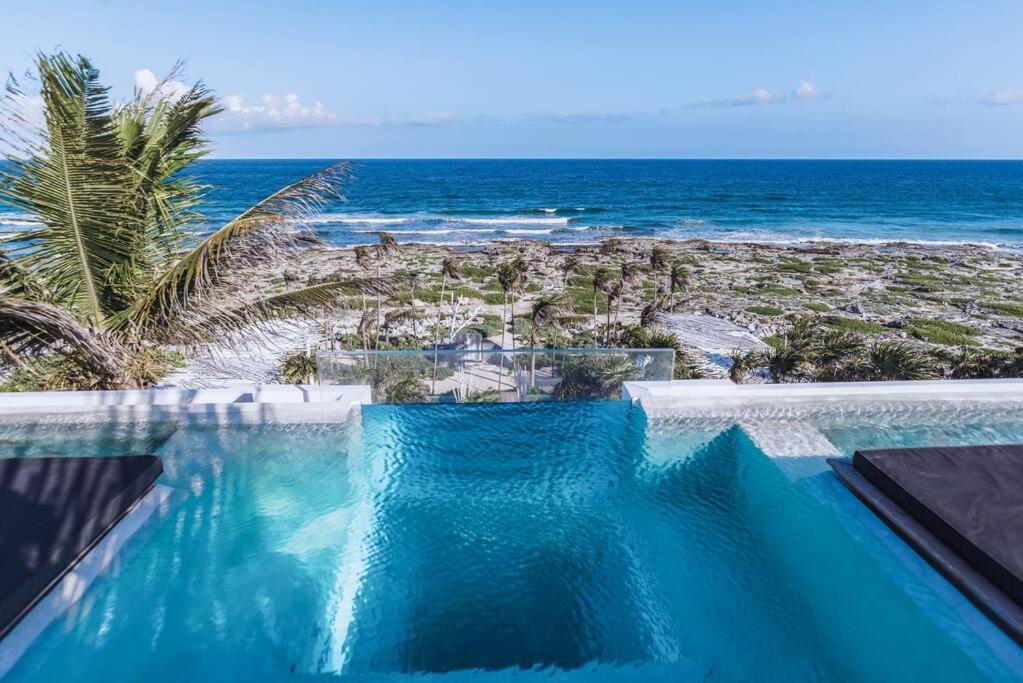 Tulum Beachfront Villa I'Ik By Casa Xuul ตูลุม ภายนอก รูปภาพ
